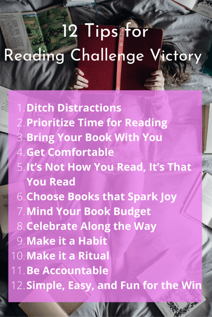 12 Tips for Reading Challenge Victory