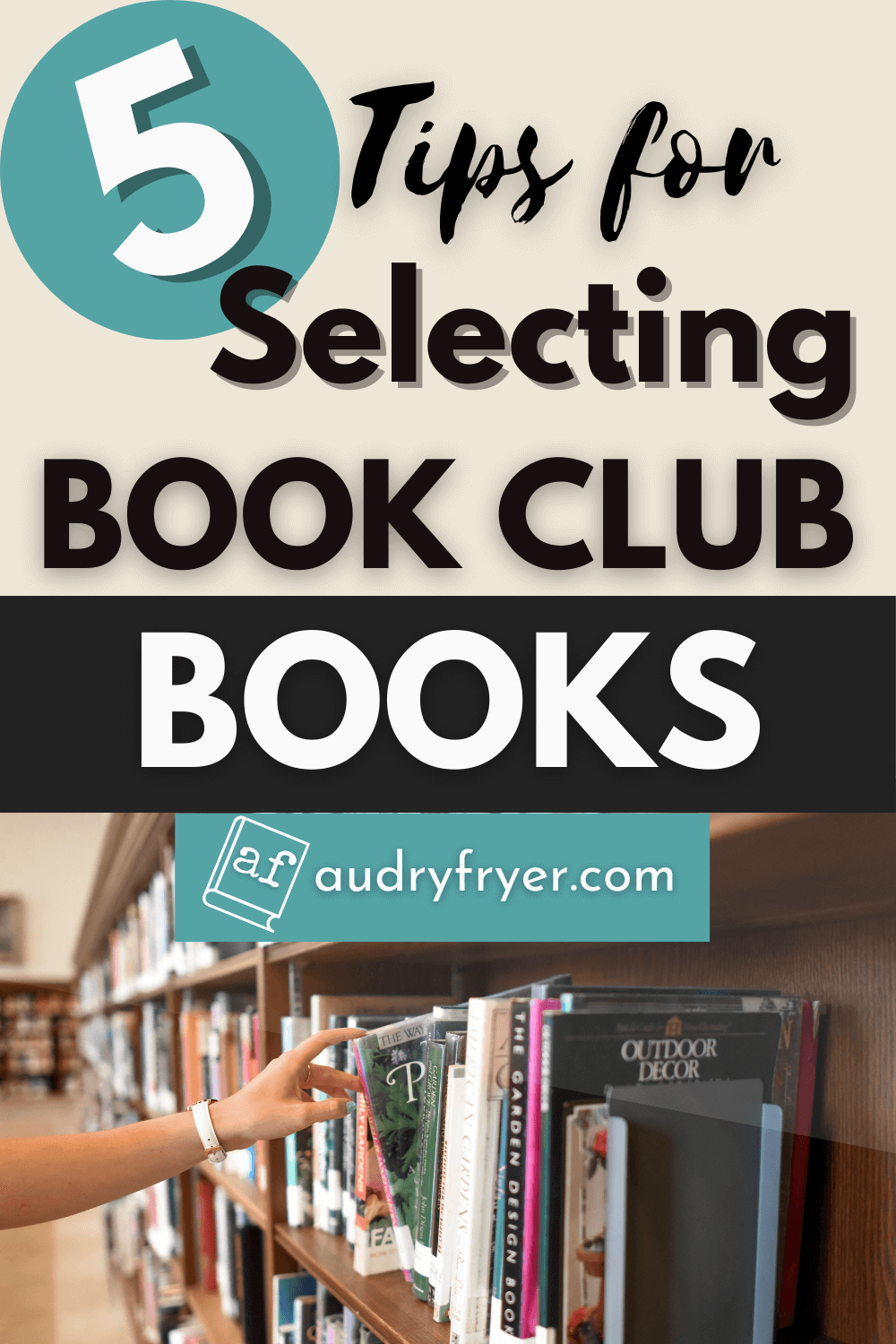 5 tips for selecting book club books