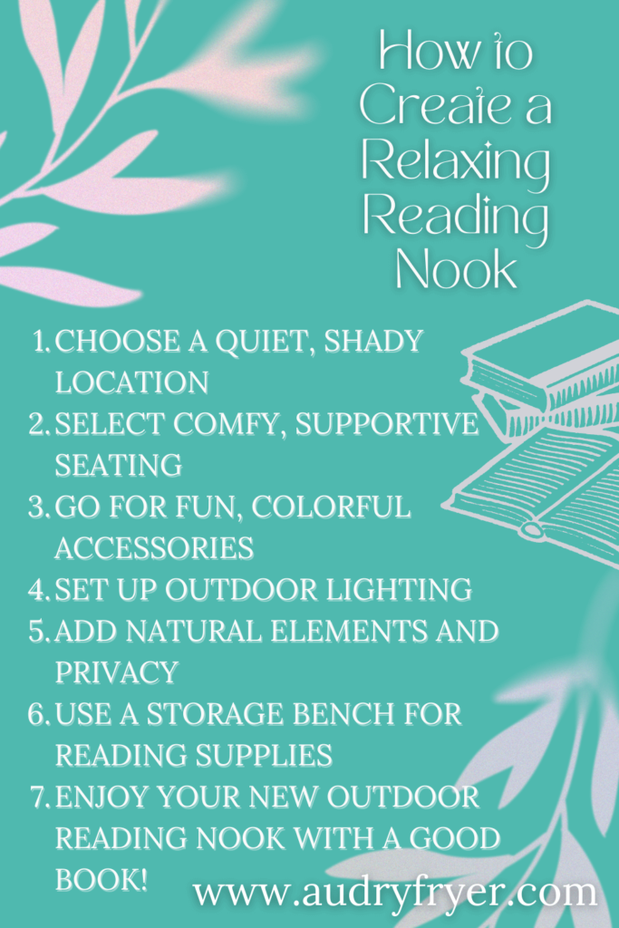 How to Create a Relaxing Outdoor Reading Nook